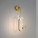 Modern romantic butterfly acrylic wall light