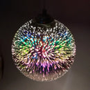 Modern nordic decorative LED pendant lamp fireworks design