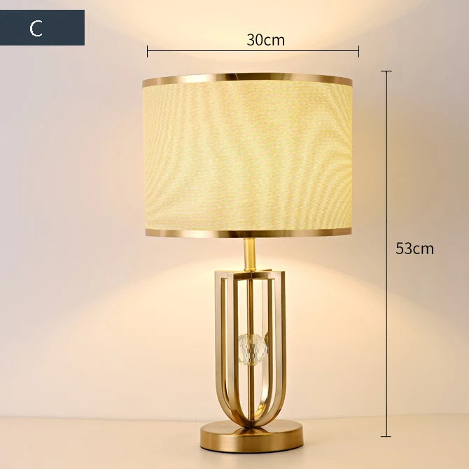 Postmodern Nordic minimalist luxury table lamp - vue 11 sur 12