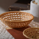 handwoven basket for fruit and vegetables storage and picnic