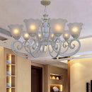 Vintage wrought iron chandelier european retro style lighting