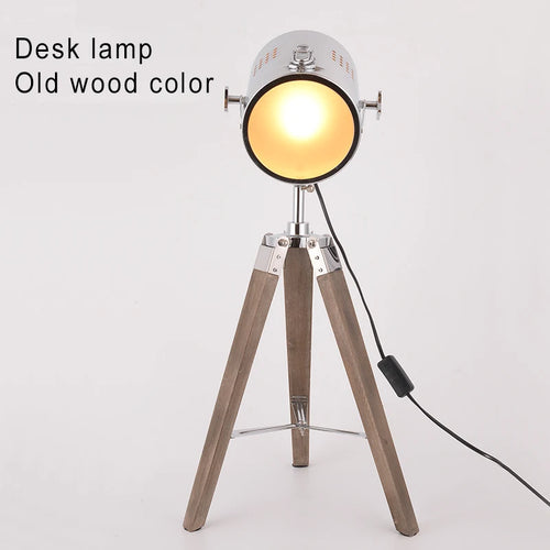 Nordic solid wood LED floor lamp for modern interiors - vue 11 sur 10
