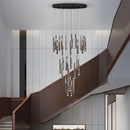 Modern Nordic crystal chandelier for contemporary spaces