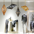 Nordic luxury diamond glass pendant light for interiors