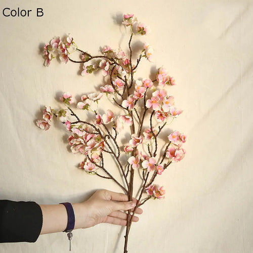 Artificial cherry blossom bouquet for wedding and home decor - vue 10 sur 10