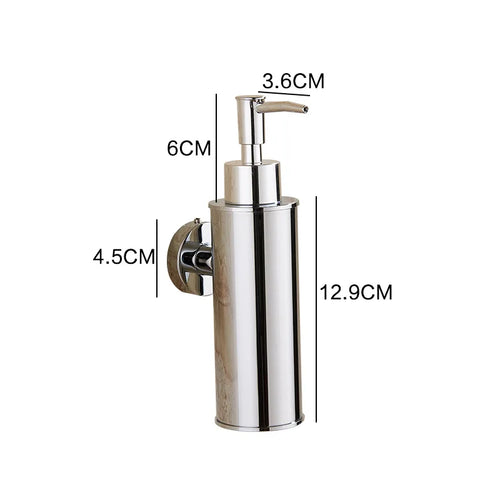 stainless steel wall-mounted liquid soap dispenser for shower gel - vue 13 sur 18