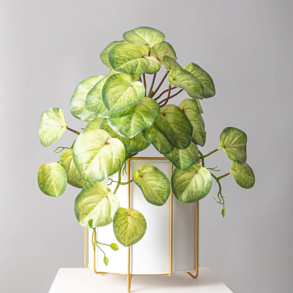 Artificial hanging rattan plants for indoor decoration - vue 5 sur 12