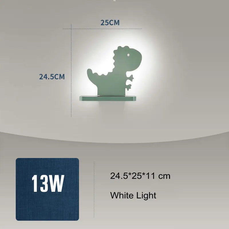 Creative cartoon children's wall lamp for nursery decor