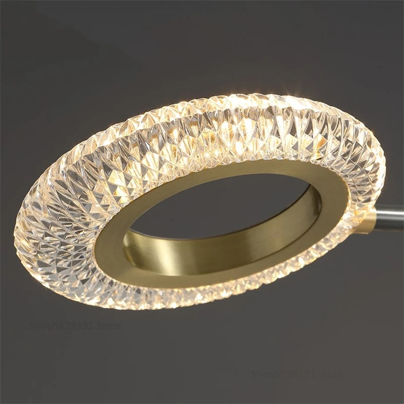 Copper LED ceiling light with high transmission PMMA shade - vue 3 sur 8