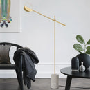 Nordic iron floor lamp with industrial style for interior decoration