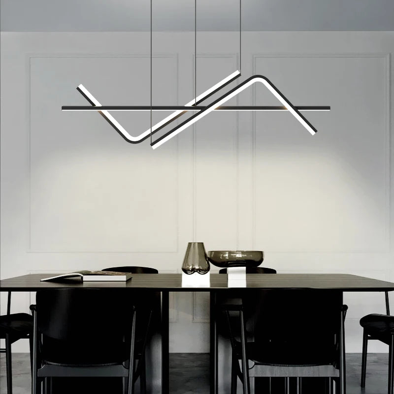 Modern LED chandelier for restaurant hotel café office