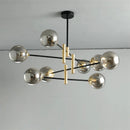 Modern LED glass ball chandelier nordic creative lighting