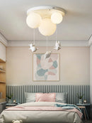 flying pig led ceiling light for children's decoration