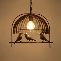 Decorative bird-shaped pendant light nordic style