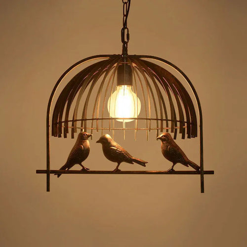 Decorative bird-shaped pendant light nordic style