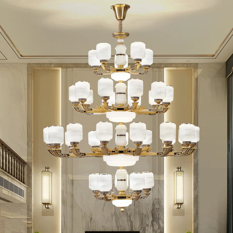 Large Chinese chandelier for elegant interior decoration