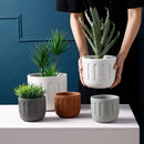 Creative silicone mould for concrete flower pot
