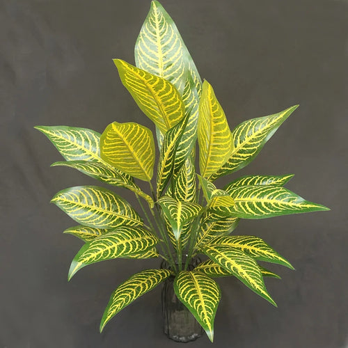 Decorative artificial tropical palm branches plastic - vue 12 sur 13