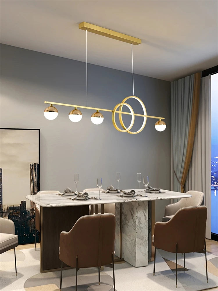 Nordic luxury modern creative LED chandelier