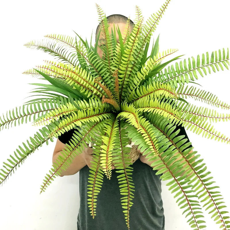 Large artificial fern decorative palm tree for outdoor use
