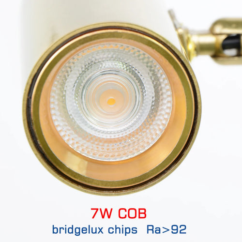 Modern minimalist LED wall light with switch and adjustable angle - vue 7 sur 8