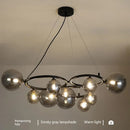 Modern glass pendant light with bulb included for interior decoration