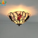 European retro glass ceiling light for chic lighting