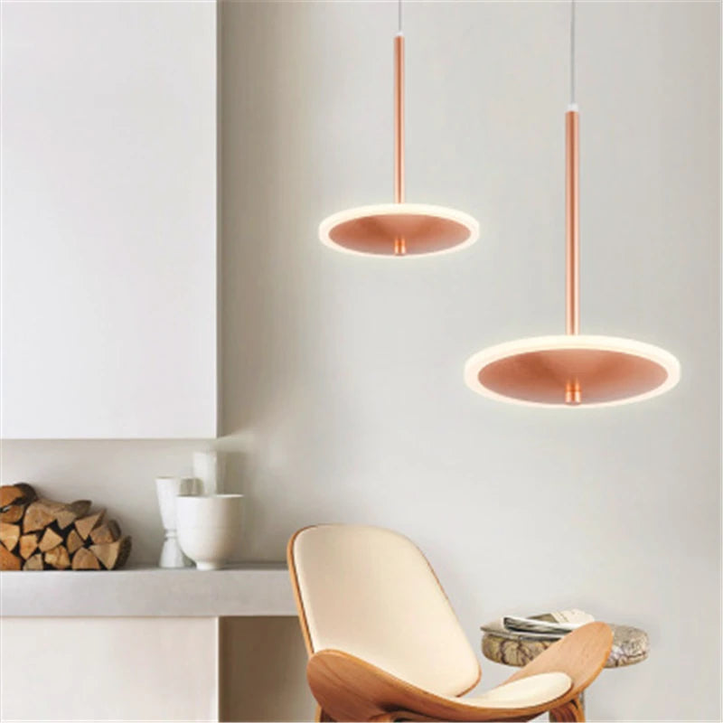 Creative nordic metal pendant light for modern interiors