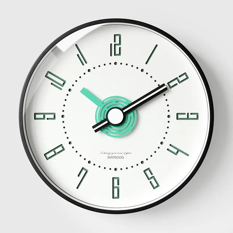 creative silent quartz wall clock for indoor use