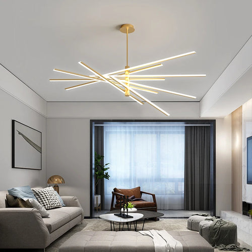 Modern minimalist Nordic creative chandelier for interior decoration - vue 4 sur 14