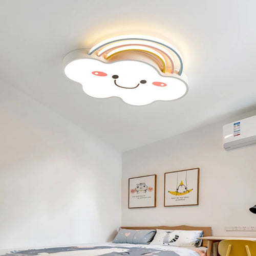 Nordic children's chandelier with LED lights - vue 5 sur 12