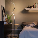 Modern curved LED floor lamp nordic decorative standing light