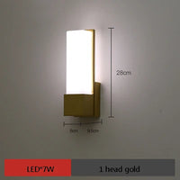 Creative nordic design wall light for indoor and outdoor use