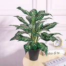 Tropical artificial monstera plant bouquet for interior decoration