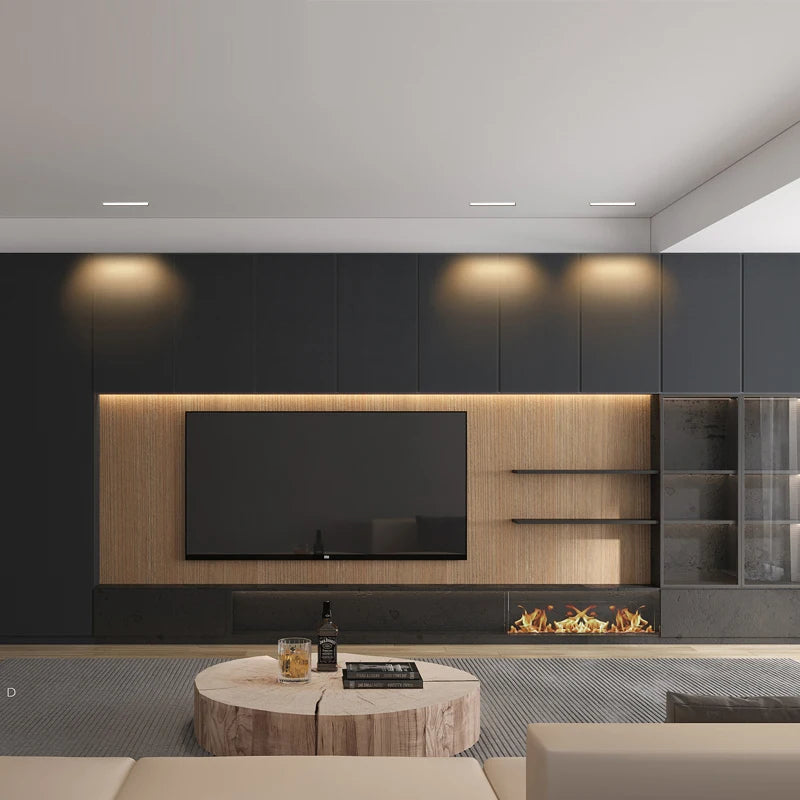 Creative recessed LED light bar for indoor lighting