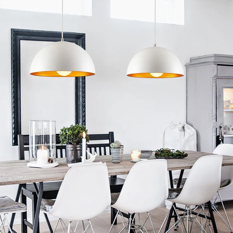 Modern double-layer pendant light - vue 5 sur 14