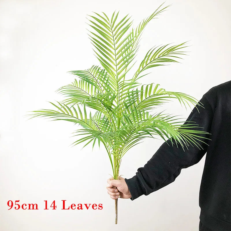 Large artificial palm tree tropical plants for indoor and outdoor decoration - vue 5 sur 13