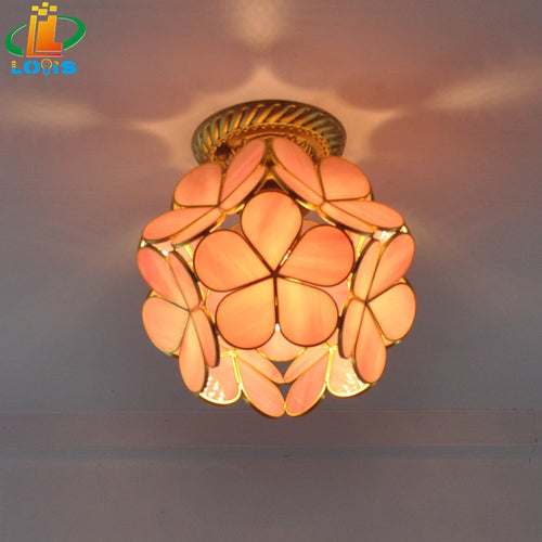 Nordic style glass petal lamp for interior decoration - vue 4 sur 18