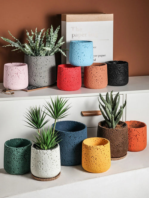Creative nordic style silicone flowerpot mould - vue 4 sur 12