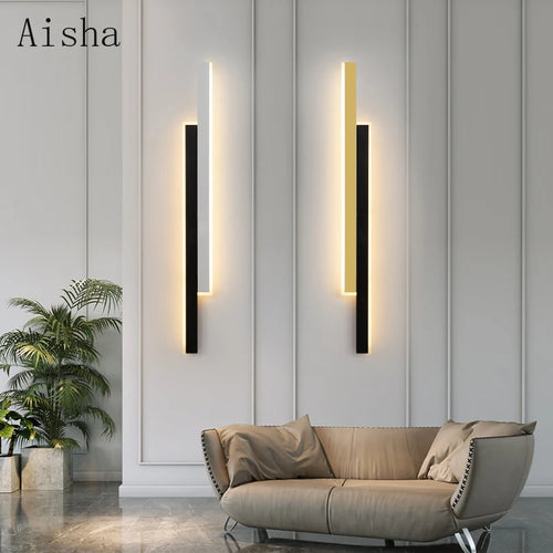 Modern LED wall light for minimalistic interior design - vue 2 sur 14