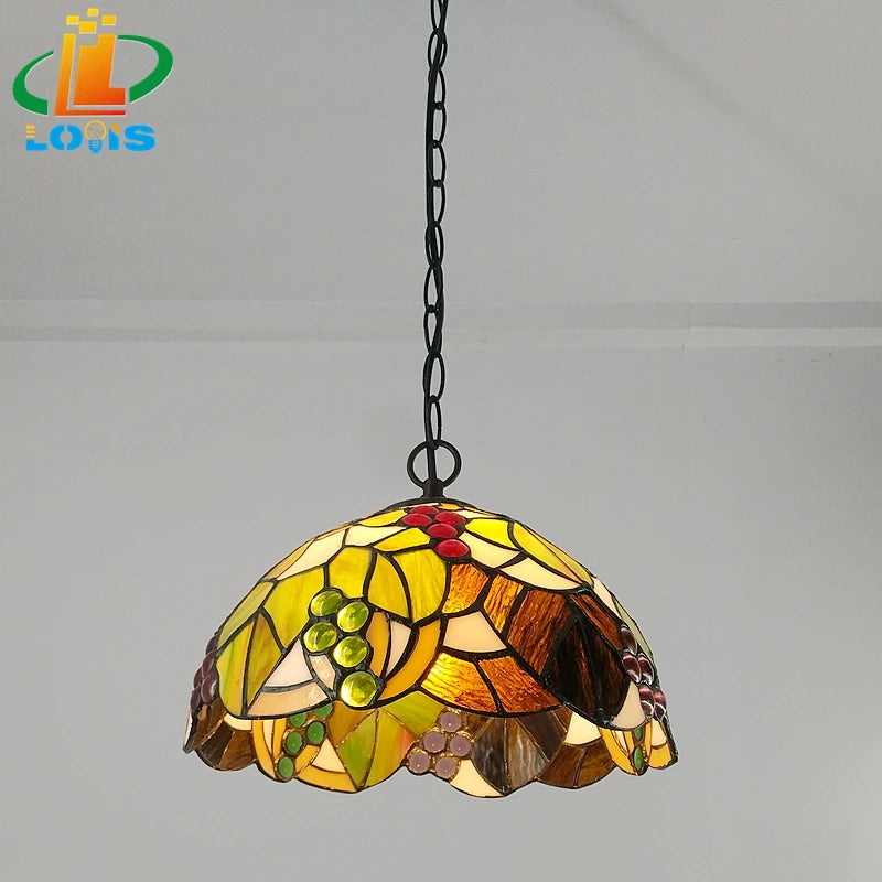 Romantic maple leaf chandelier for garden and restaurant - vue 6 sur 6