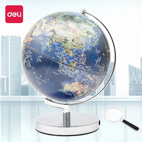 3D educational light globe for office and geography teaching
