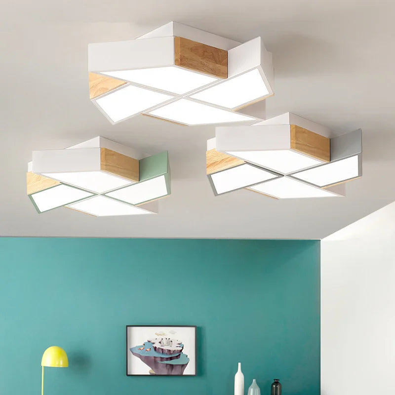 Modern windmill shape LED ceiling light