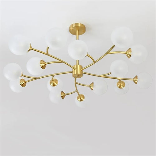 Modern LED chandelier nordic molecular pendant light - vue 7 sur 14