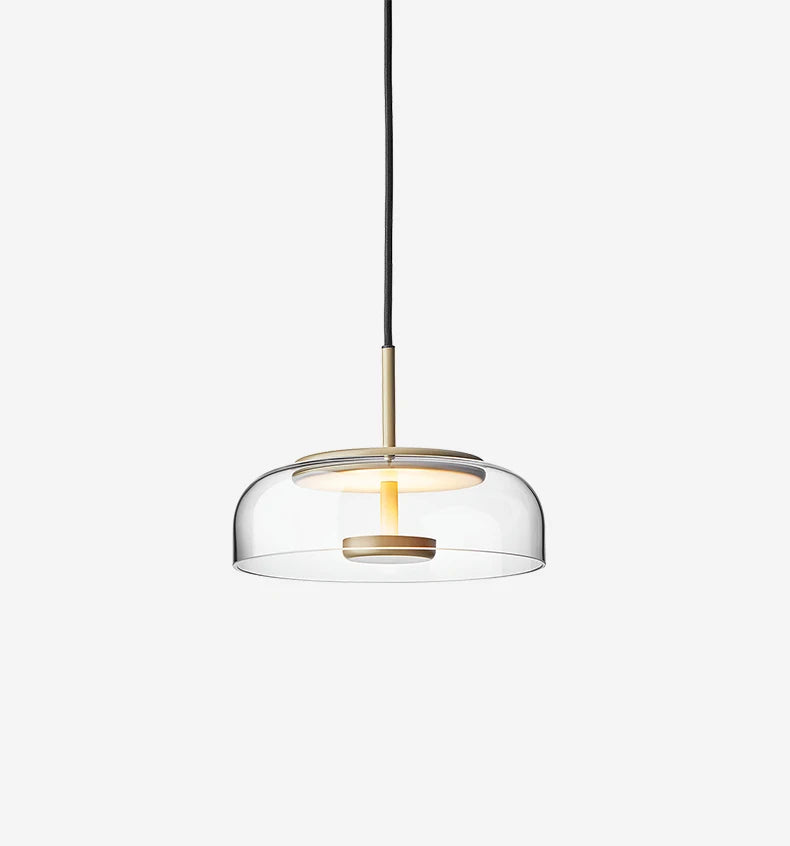 Modern scandinavian luxury designer chandelier round interior lighting - vue 10 sur 10