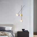 Minimalist glass wall light for modern interiors