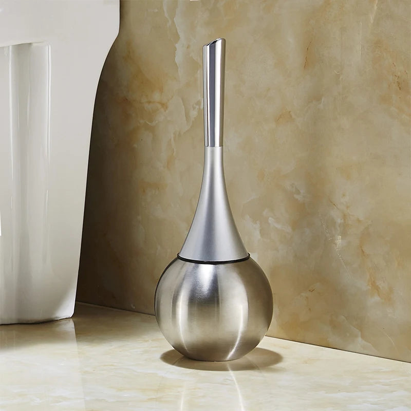 Quick-draining toilet brush practical cleaning tool - vue 10 sur 11