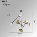 Postmodern nordic designer pendant light for decorative indoor lighting