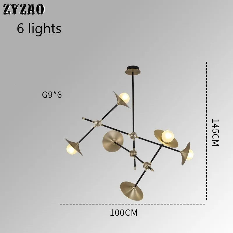 Postmodern nordic designer pendant light for decorative indoor lighting - vue 6 sur 10