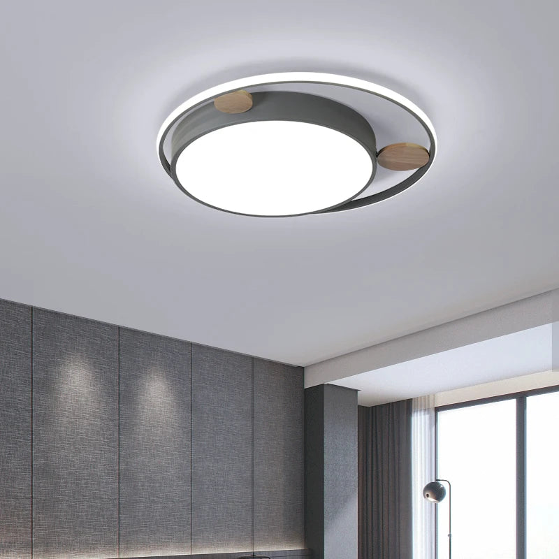 Modern round LED ceiling light for an elegant decorative interior